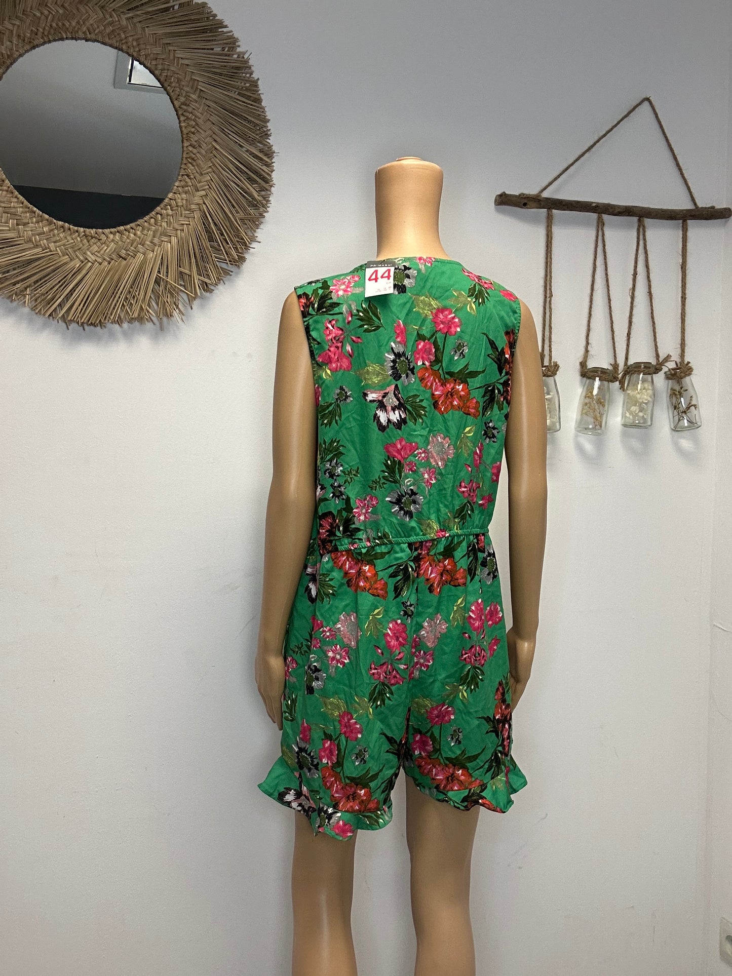 Combi short fleuris