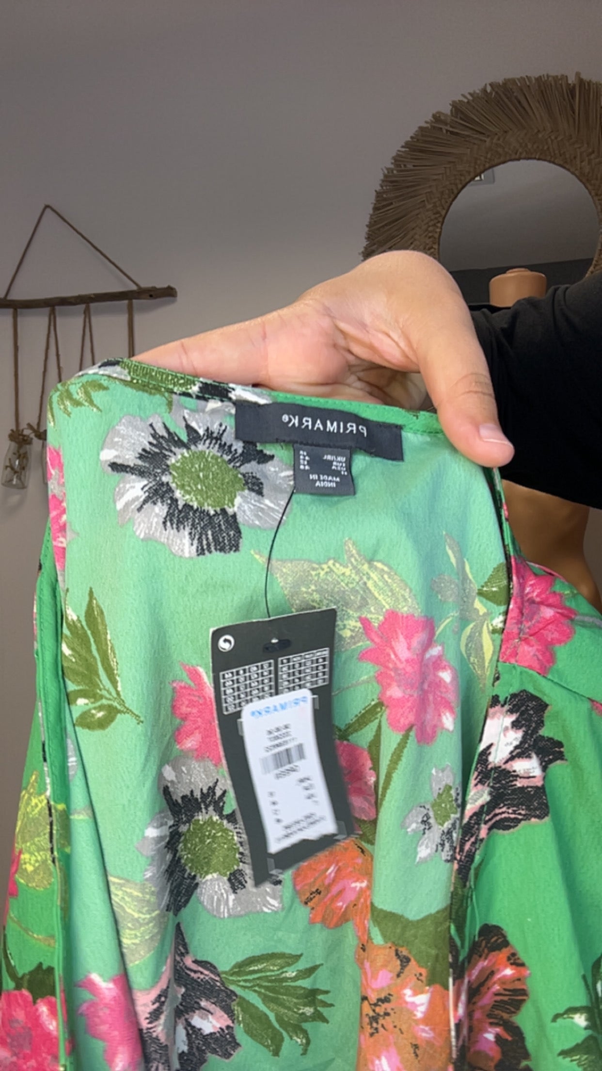 Combi short fleuris