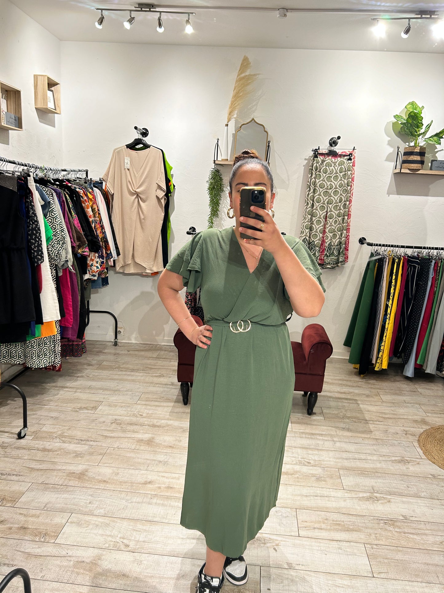 Robe midi taille unique